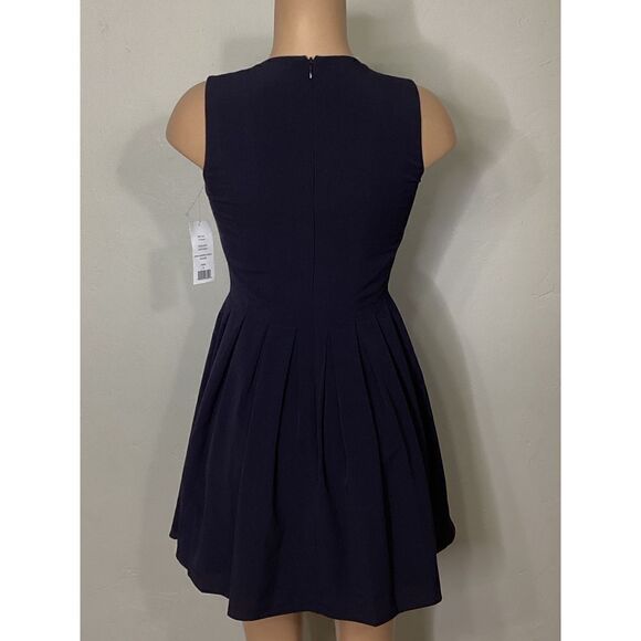 New. French Connection navy fit & flare dress. Runs big. Retails $129 - Picture 8 of 11